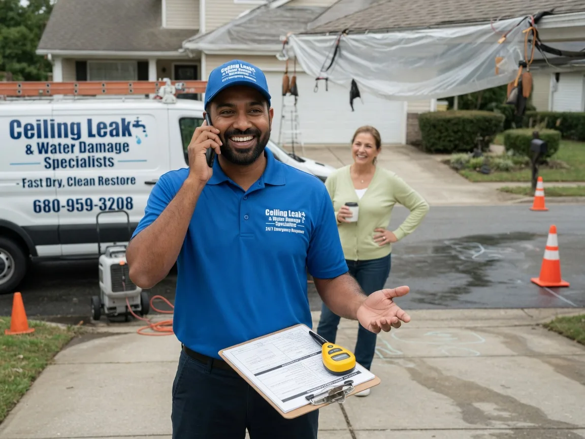Ceiling Leak Cleanup Lake City, KS FAQs